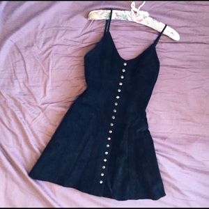 Vintage Suede Mini Dress